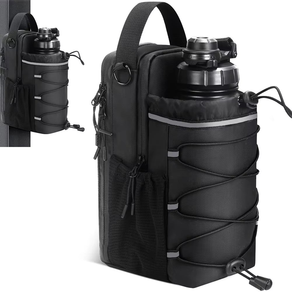 Magnetic Gym Bag Water Bottle Holder Gym Pouch for Men Women Gym Accessories Organizer