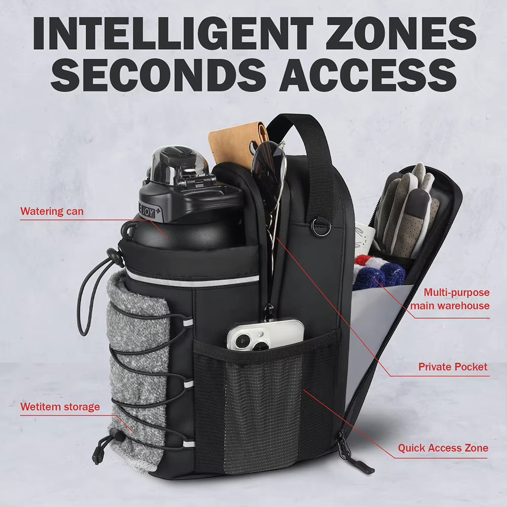 Magnetic Gym Bag Water Bottle Holder Gym Pouch for Men Women Gym Accessories Organizer